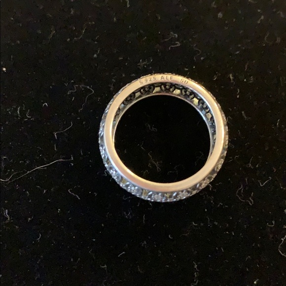 PANDORA Silver CZ Lattice Size 5 - Picture 4 of 8